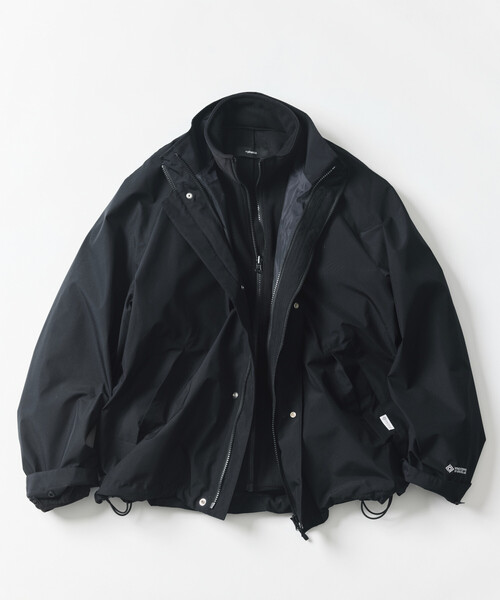 +phenix(プラスフェニックス)の「+phenix/プラスフェニックス 別注 GORE-TEX WINDSTOPPER 3WAY HARRINGTON JACKET/ゴアテックス ウインドストッパー 3WAY ハリントンジャケット(ブルゾン・メンズ・ネイビー/チャコールグレー/ブラック/グリーン・SMALL/MEDIUM/LARGE)」の19枚目の写真