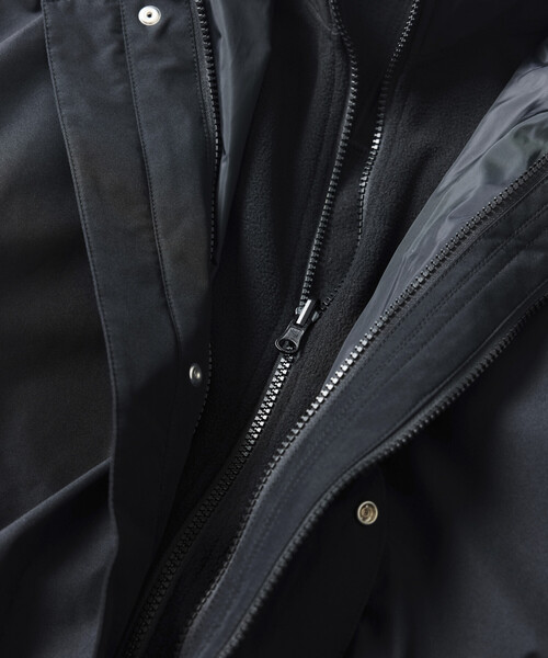 +phenix(プラスフェニックス)の「+phenix/プラスフェニックス 別注 GORE-TEX WINDSTOPPER 3WAY HARRINGTON JACKET/ゴアテックス ウインドストッパー 3WAY ハリントンジャケット(ブルゾン・メンズ・ネイビー/チャコールグレー/ブラック/グリーン・SMALL/MEDIUM/LARGE)」の20枚目の写真