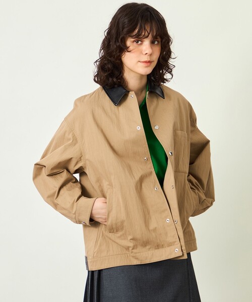 MACKINTOSH PHILOSOPHY（ﾏｯｷﾝﾄｯｼｭ ﾌｨﾛｿﾌｨｰ）の「GREY LABEL 【HARLTON（ハールトン）】ワークブルゾン（ブルゾン・レディース・ブラック/ベージュ系その他4・6/2）」の2枚目の写真