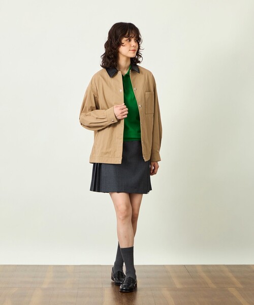 MACKINTOSH PHILOSOPHY（ﾏｯｷﾝﾄｯｼｭ ﾌｨﾛｿﾌｨｰ）の「GREY LABEL 【HARLTON（ハールトン）】ワークブルゾン（ブルゾン・レディース・ブラック/ベージュ系その他4・6/2）」の10枚目の写真