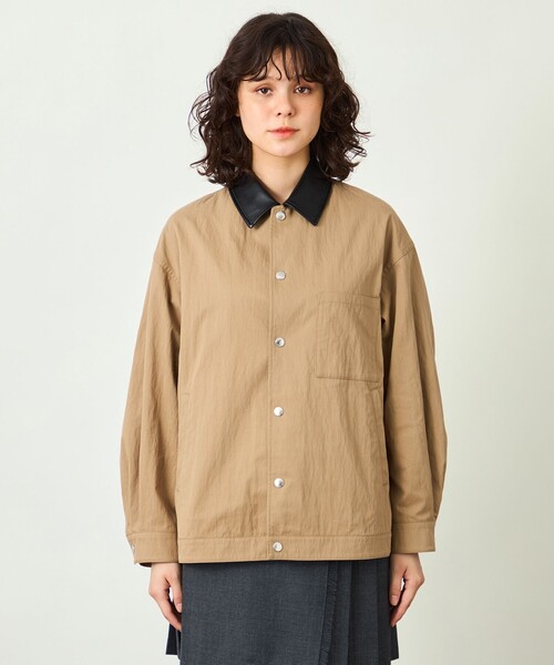 MACKINTOSH PHILOSOPHY（ﾏｯｷﾝﾄｯｼｭ ﾌｨﾛｿﾌｨｰ）の「GREY LABEL 【HARLTON（ハールトン）】ワークブルゾン（ブルゾン・レディース・ブラック/ベージュ系その他4・6/2）」の3枚目の写真