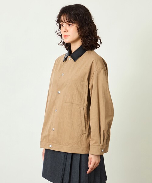 MACKINTOSH PHILOSOPHY（ﾏｯｷﾝﾄｯｼｭ ﾌｨﾛｿﾌｨｰ）の「GREY LABEL 【HARLTON（ハールトン）】ワークブルゾン（ブルゾン・レディース・ブラック/ベージュ系その他4・6/2）」の4枚目の写真