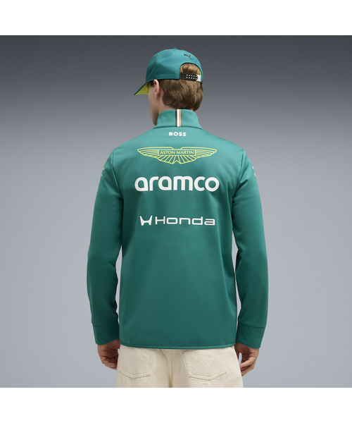 PUMA（プーマ）の「PUMA プーマ ユニセックス PUMA x アストン マーティン アラムコ F1 チーム レ（ブルゾン・メンズ・ケリーグリーン・LARGE/MEDIUM/SMALL/X-LARGE/X-SMALL）」の4枚目の写真
