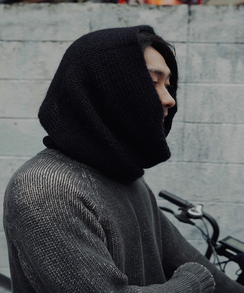 【新品未使用】KIJIMA TAKAYUKI ネックウォーマー MERINO WOOL & KID MOHAIR COMBI SNOOD（ネックウォーマー/スヌード