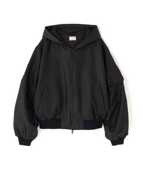 B'2nd(ビーセカンド)の「ANOTHER ROOM(アナザールーム) PU COATING HOOD MA-1(MA-1・メンズ・ブラック・M)」の1枚目の写真