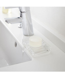 YAMAZAKI（ヤマザキ）の「水が流れるソープトレー ヴェール（バス/トイレグッズ）」
