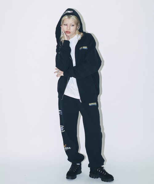 XLARGE(エクストララージ)の「MULTI EMBLEM ZIP UP HOODED SWEATSHIRT(パーカー・メンズ・アッシュ/ネイビー/ブラック・S/XL/L/M)」の20枚目の写真