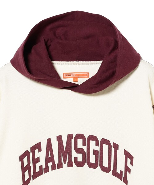 BEAMS GOLF（ビームスゴルフ）の「ORANGE LABEL / バイカラー ステッチ フーディー（スウェット・メンズ・ホワイト系その他5/ネイビー/グレー・S/M/L/XL）」の11枚目の写真
