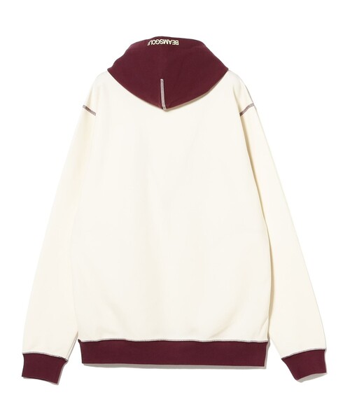 BEAMS GOLF（ビームスゴルフ）の「ORANGE LABEL / バイカラー ステッチ フーディー（スウェット・メンズ・ホワイト系その他5/ネイビー/グレー・S/M/L/XL）」の13枚目の写真