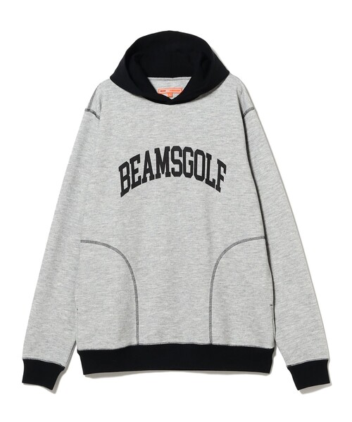 BEAMS GOLF（ビームスゴルフ）の「ORANGE LABEL / バイカラー ステッチ フーディー（スウェット・メンズ・ホワイト系その他5/ネイビー/グレー・S/M/L/XL）」の15枚目の写真
