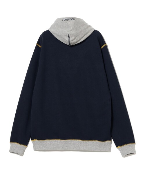 BEAMS GOLF（ビームスゴルフ）の「ORANGE LABEL / バイカラー ステッチ フーディー（スウェット・メンズ・ホワイト系その他5/ネイビー/グレー・S/M/L/XL）」の19枚目の写真