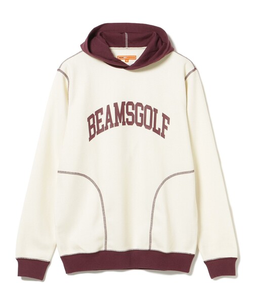BEAMS GOLF（ビームスゴルフ）の「ORANGE LABEL / バイカラー ステッチ フーディー（スウェット・メンズ・ホワイト系その他5/ネイビー/グレー・S/M/L/XL）」の21枚目の写真