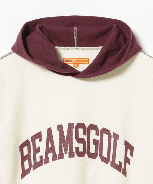 BEAMS GOLF（ビームスゴルフ）の「ORANGE LABEL / バイカラー ステッチ フーディー（スウェット・メンズ・ホワイト系その他5/ネイビー/グレー・S/M/L/XL）」の22枚目の写真