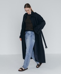 WASHED VOLUME TRENCH COAT/ウォッシュド ボリューム トレンチ コート