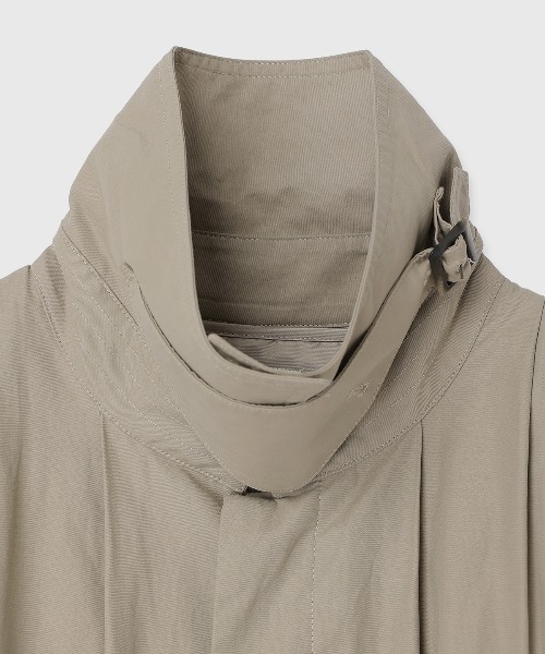 CREDONA(クレドナ)の「WASHED VOLUME TRENCH COAT/ウォッシュド ボリューム トレンチ コート(トレンチコート・レディース・ネイビー/ベージュ・0/1)」の22枚目の写真