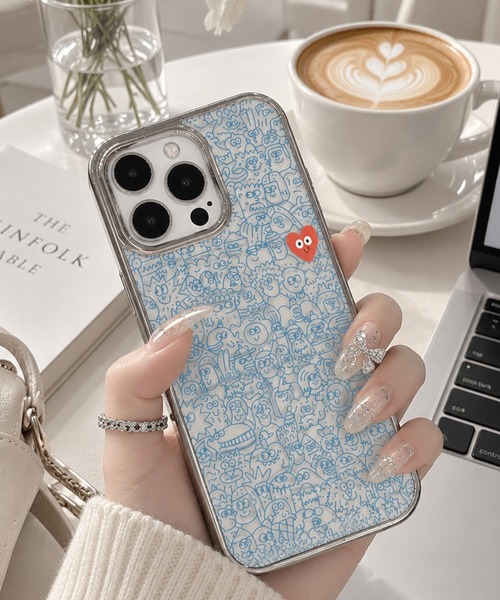 NOLITA / ノリータ 】ハートモチーフ 総柄 アイフォンケース iPhone 15