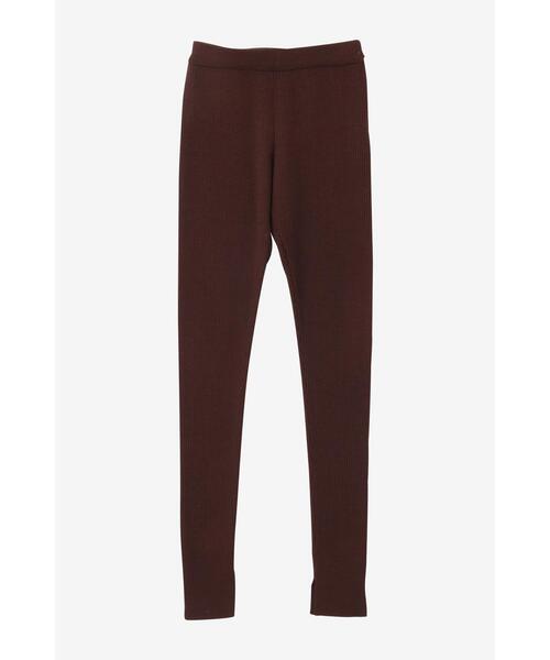 YLEVE(イレーヴ)の「YLEVE / HIGH TWIST FINE WOOL KN LEGGINGS(その他パンツ・レディース・ブルー/ブラック/ブラウン・1)」の3枚目の写真