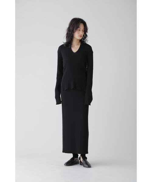 YLEVE(イレーヴ)の「YLEVE / HIGH TWIST FINE WOOL KN LEGGINGS(その他パンツ・レディース・ブルー/ブラック/ブラウン・1)」の7枚目の写真