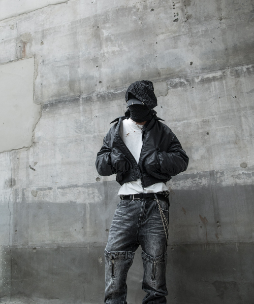 ROARINGRAD(ロアリングラド)の「26 シャーリング クロップド ボンバージャケット ブラック(ブルゾン・レディース・その他・MEDIUM/LARGE)」の8枚目の写真