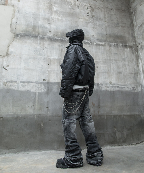 ROARINGRAD(ロアリングラド)の「26 シャーリング クロップド ボンバージャケット ブラック(ブルゾン・レディース・その他・MEDIUM/LARGE)」の10枚目の写真
