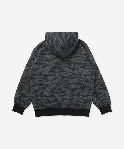 Hurley (ハーレー)の「【Hurley:ハーレー】アクティブスウェットジップアップフーディー 4WAYストレッチパーカー PHANTOMSWEAT BLOCK PARTY OVERSIZED(パーカー・メンズ・ブラック系その他/ブラック/ブルーグレー・LARGE/MEDIUM/X-LARGE)」の8枚目の写真