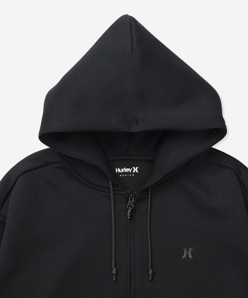 Hurley (ハーレー)の「【Hurley:ハーレー】アクティブスウェットジップアップフーディー 4WAYストレッチパーカー PHANTOMSWEAT BLOCK PARTY OVERSIZED(パーカー・メンズ・ブラック系その他/ブラック/ブルーグレー・LARGE/MEDIUM/X-LARGE)」の5枚目の写真