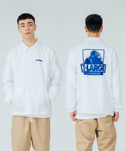 XLARGE(エクストララージ)の「<オンラインストア限定>OG LOGO COACHES JACKET(ナイロンジャケット)」|ホワイト