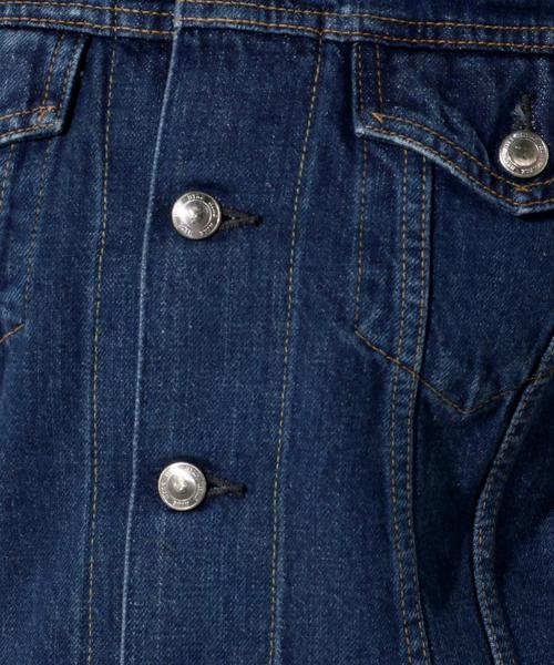 UNITED ARROWS（ユナイテッドアローズ）の「＜HYKE（ハイク）＞ ウォッシュ デニム ジャケット TYPE3 ■■■（デニムジャケット・レディース・ターコイズブルー・1/2/3）」の11枚目の写真