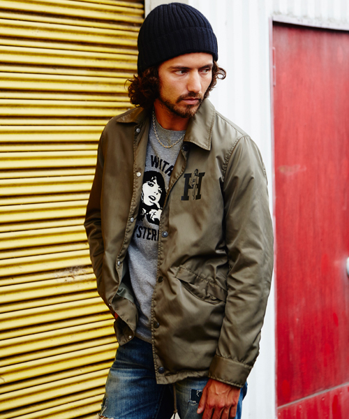 HYSTERIC GLAMOUR(ヒステリックグラマー)の「IT’S OK編込 プルオーバー(ニット/セーター・メンズ・トップグレー/ピンク/ネイビー・LARGE/SMALL/MEDIUM)」の7枚目の写真