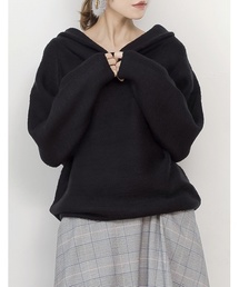 Re:EDIT | [リエディ]オフショルダーニットトップス[2016秋新作][2016AW展示会][リエディオリジナル]トップス/ニットトップス(ニット/セーター)