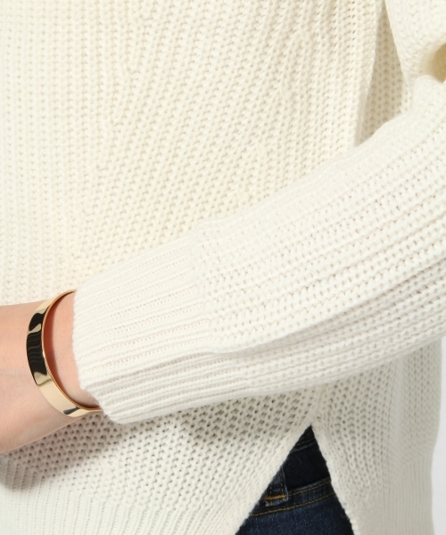 GLOBAL WORK(グローバルワーク)の「【一部店舗限定】7ゲージネック2WAYニットプルオーバー長袖/727599(ニット/セーター・レディース・ホワイト/ネイビー/グレー・MEDIUM/LARGE)」の19枚目の写真
