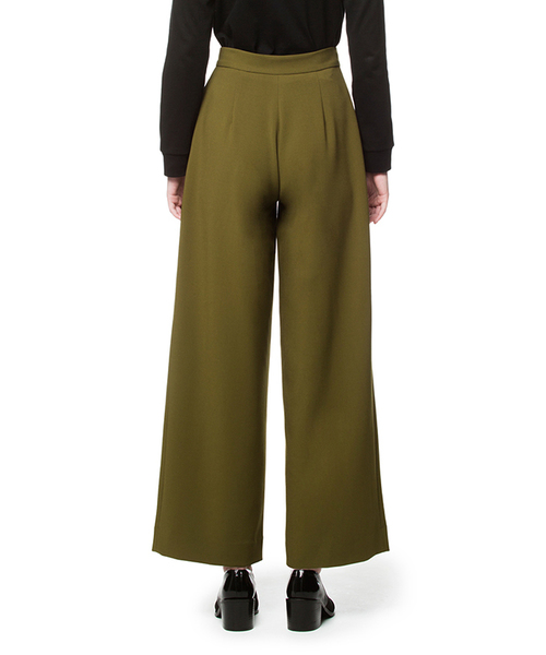 CLANE（クラネ）の「WIDE LONG PANTS（その他パンツ・レディース・カーキ/ブラック/ネイビー・0/2/1）」の7枚目の写真