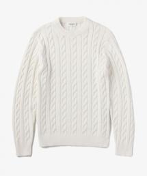 UNITED ARROWS | USBS コットン ケーブル クルーネック ニット◇(ニット/セーター)