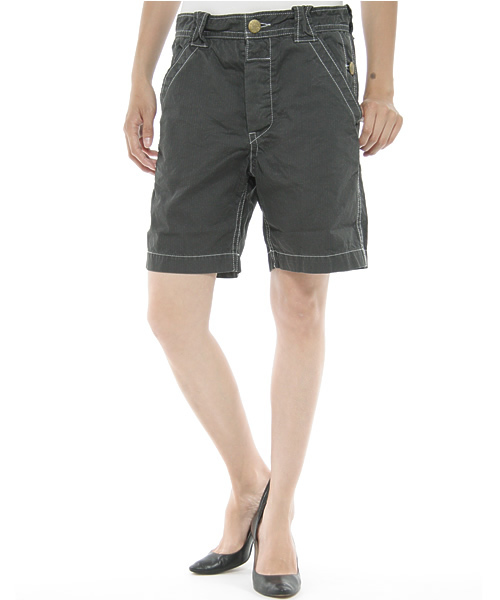 RNA-N（アールエヌエーエヌ）の「T0680　製品染ワークショーパン（その他パンツ・レディース・パープル/オフホワイト/グレー・SMALL/MEDIUM）」の2枚目の写真