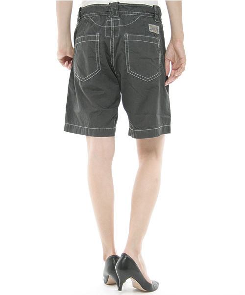 RNA-N（アールエヌエーエヌ）の「T0680　製品染ワークショーパン（その他パンツ・レディース・パープル/オフホワイト/グレー・SMALL/MEDIUM）」の5枚目の写真