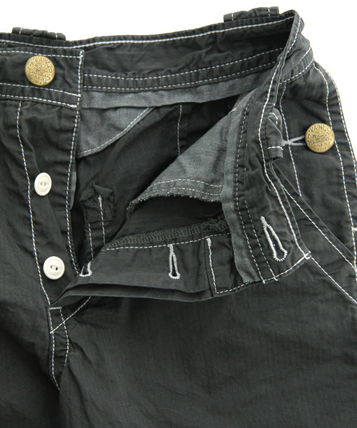 RNA-N（アールエヌエーエヌ）の「T0680　製品染ワークショーパン（その他パンツ・レディース・パープル/オフホワイト/グレー・SMALL/MEDIUM）」の7枚目の写真