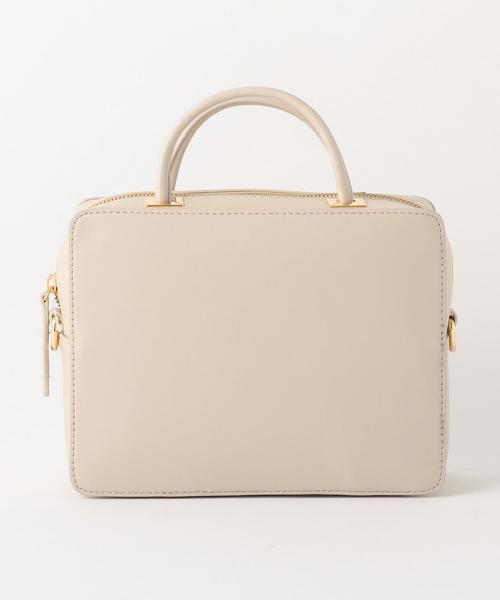 BEAUTY&YOUTH UNITED ARROWS（ビューティーアンドユースユナイテッドアローズ）の「BY スクエアミニショルダー -2WAY-（ショルダーバッグ・レディース・ブラック/ライトグレー・FREE）」の2枚目の写真