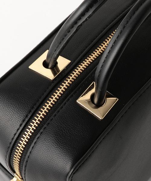 BEAUTY&YOUTH UNITED ARROWS（ビューティーアンドユースユナイテッドアローズ）の「BY スクエアミニショルダー -2WAY-（ショルダーバッグ・レディース・ブラック/ライトグレー・FREE）」の8枚目の写真