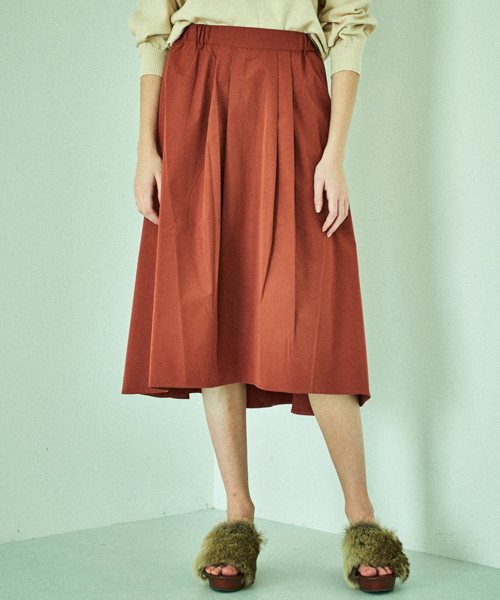 AMERICAN HOLIC（アメリカンホリック）の「ピーチイレヘムロングスカート（スカート・レディース・ブラック/ベージュ/パープル/ネイビー/カーキ/ピンク/ターコイズブルー/ボルドー/マスタード/オレンジ系その他・FREE）」の10枚目の写真