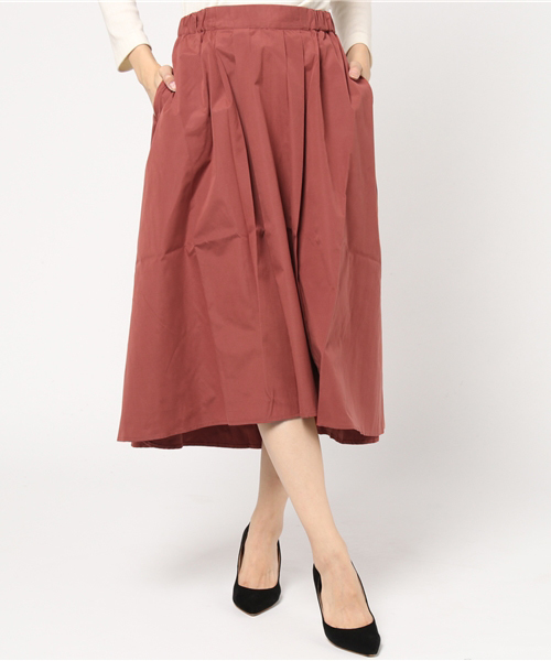 AMERICAN HOLIC（アメリカンホリック）の「ピーチイレヘムロングスカート（スカート・レディース・ブラック/ベージュ/パープル/ネイビー/カーキ/ピンク/ターコイズブルー/ボルドー/マスタード/オレンジ系その他・FREE）」の19枚目の写真