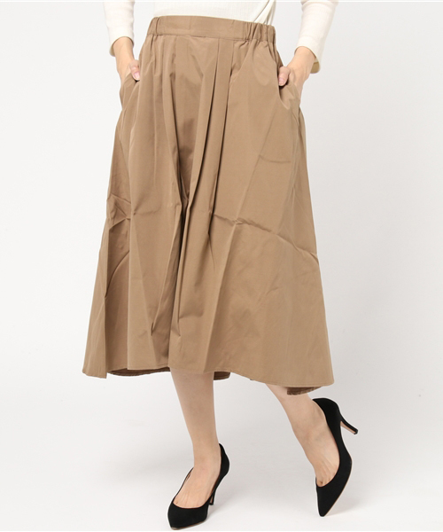 AMERICAN HOLIC（アメリカンホリック）の「ピーチイレヘムロングスカート（スカート・レディース・ブラック/ベージュ/パープル/ネイビー/カーキ/ピンク/ターコイズブルー/ボルドー/マスタード/オレンジ系その他・FREE）」の3枚目の写真