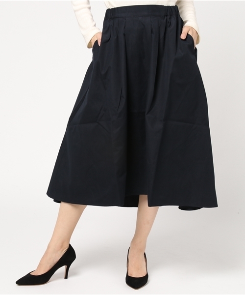 AMERICAN HOLIC（アメリカンホリック）の「ピーチイレヘムロングスカート（スカート・レディース・ブラック/ベージュ/パープル/ネイビー/カーキ/ピンク/ターコイズブルー/ボルドー/マスタード/オレンジ系その他・FREE）」の5枚目の写真