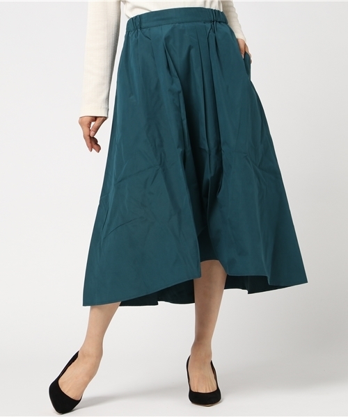 AMERICAN HOLIC（アメリカンホリック）の「ピーチイレヘムロングスカート（スカート・レディース・ブラック/ベージュ/パープル/ネイビー/カーキ/ピンク/ターコイズブルー/ボルドー/マスタード/オレンジ系その他・FREE）」の6枚目の写真