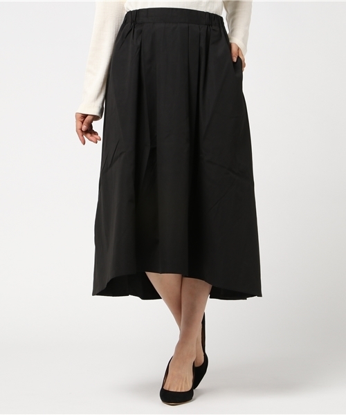 AMERICAN HOLIC（アメリカンホリック）の「ピーチイレヘムロングスカート（スカート・レディース・ブラック/ベージュ/パープル/ネイビー/カーキ/ピンク/ターコイズブルー/ボルドー/マスタード/オレンジ系その他・FREE）」の2枚目の写真