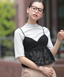 WEGO | WEGO/フリルレースビスチェ(ベスト)