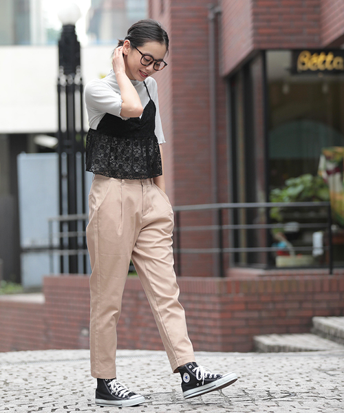 WEGO（ウィゴー）の「WEGO/フリルレースビスチェ（ベスト・レディース・ターコイズブルー/ブラック/キャメル・FREE）」の10枚目の写真