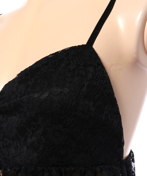 WEGO（ウィゴー）の「WEGO/フリルレースビスチェ（ベスト・レディース・ターコイズブルー/ブラック/キャメル・FREE）」の5枚目の写真