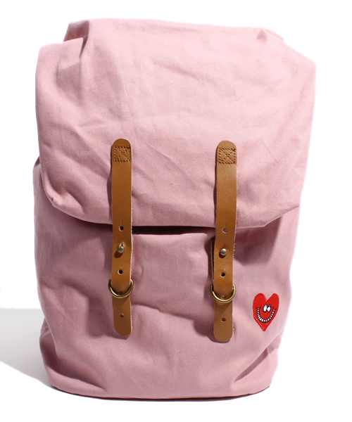 CIAOPANIC（チャオパニック）の「IHAVELOVEナップサック（バックパック/リュック・メンズ・ブラック/ネイビー/ピンク/グレー・FREE）」の4枚目の写真