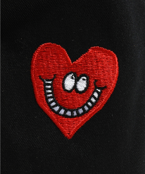 CIAOPANIC（チャオパニック）の「IHAVELOVEナップサック（バックパック/リュック・メンズ・ブラック/ネイビー/ピンク/グレー・FREE）」の7枚目の写真