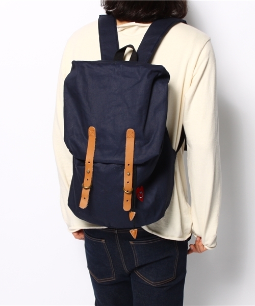 CIAOPANIC（チャオパニック）の「IHAVELOVEナップサック（バックパック/リュック・メンズ・ブラック/ネイビー/ピンク/グレー・FREE）」の5枚目の写真